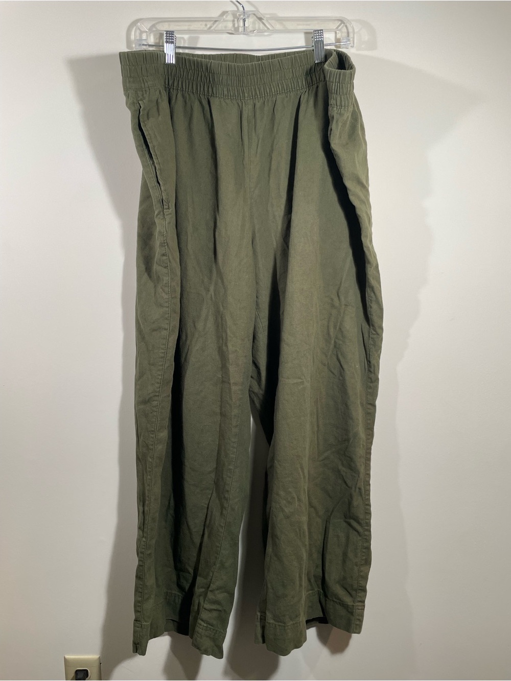 Old Navy high-rise wide leg linen blend pants 2X